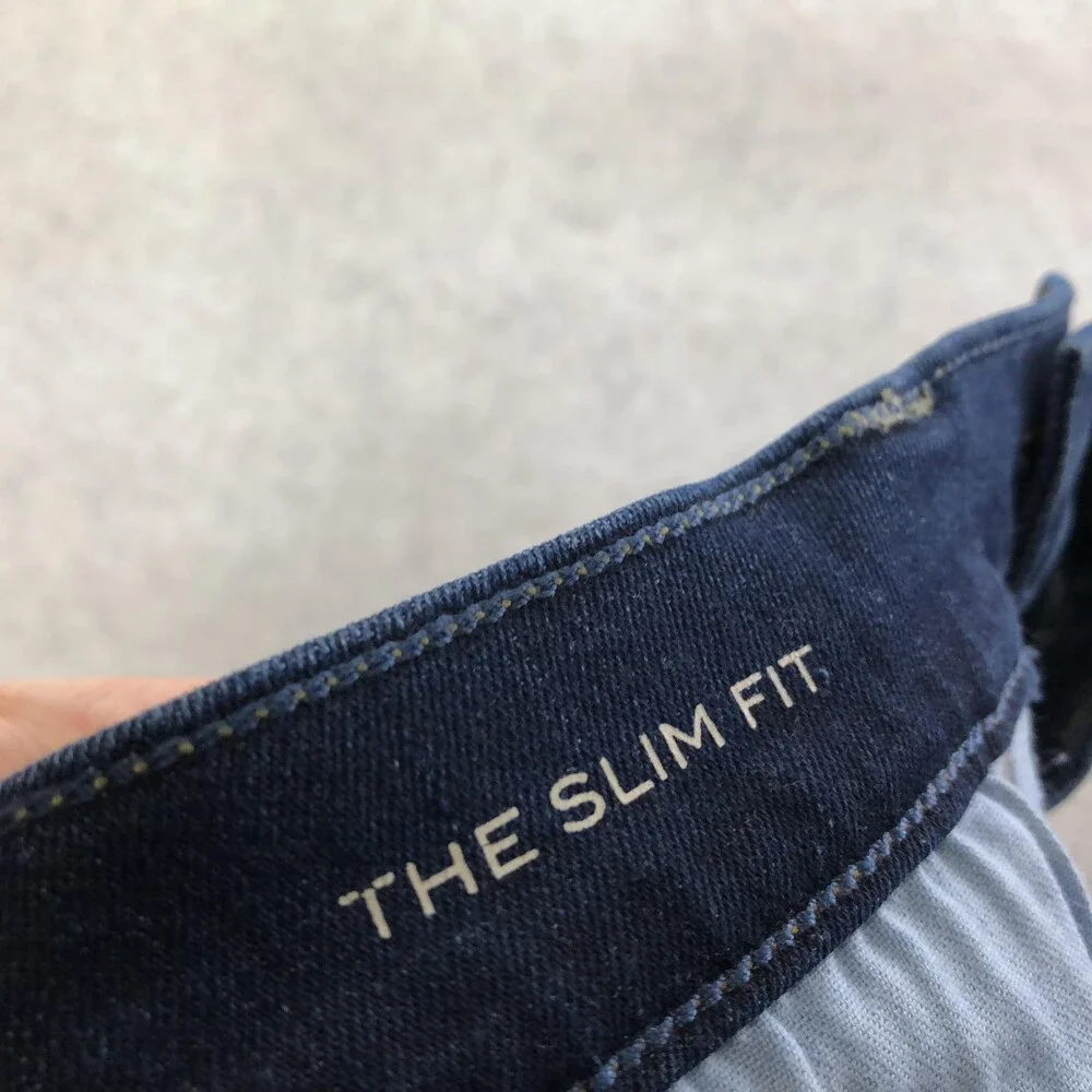 Rising Sun & Co Jeans Mens 34x30 Blue Dark Wash Slim Straight Denim Pants